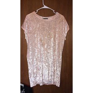 💥SOLD💥 Forever 21 Velvet T-shirt Dress